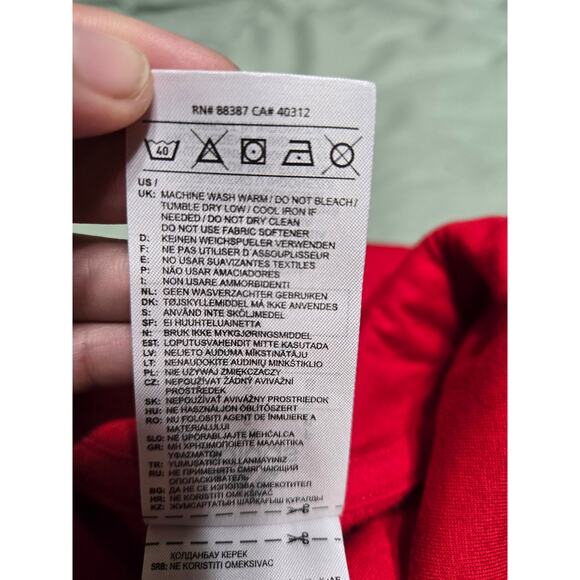 Adidas small men's red feel cozy hoodie new with tags - Picture 8 of 11
